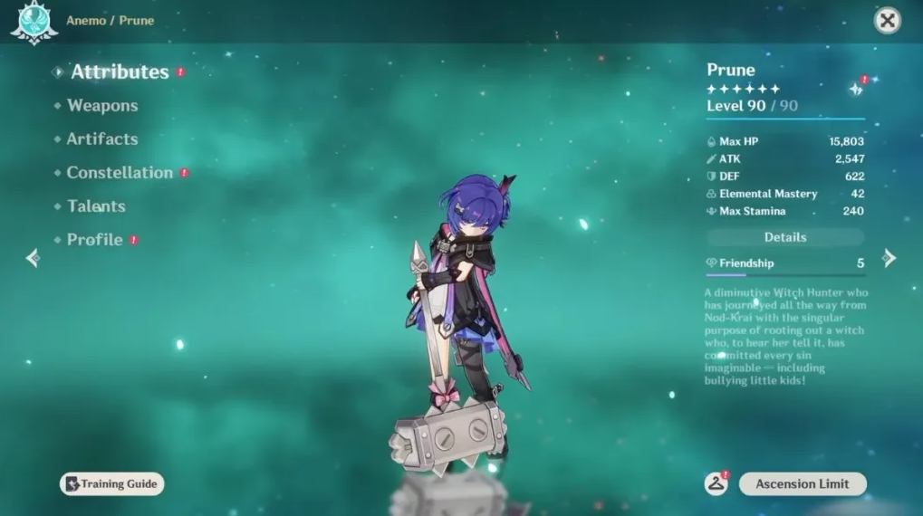 Prune build Genshin guide