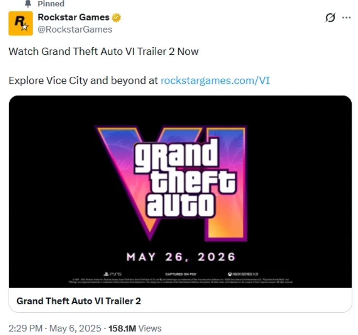 Rockstar Promised GTA 6 Today. Their Own Pinned Tweet Says So. The Game Doesn’t Exist Yet. - Image 2