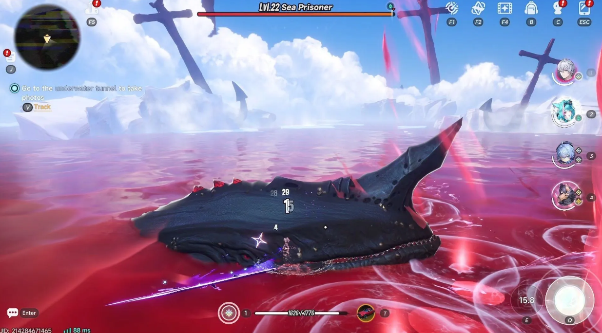 Ice Wave Boss Attacks