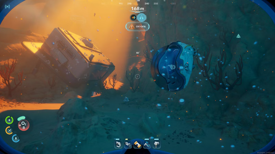 Underwater oxygen plant