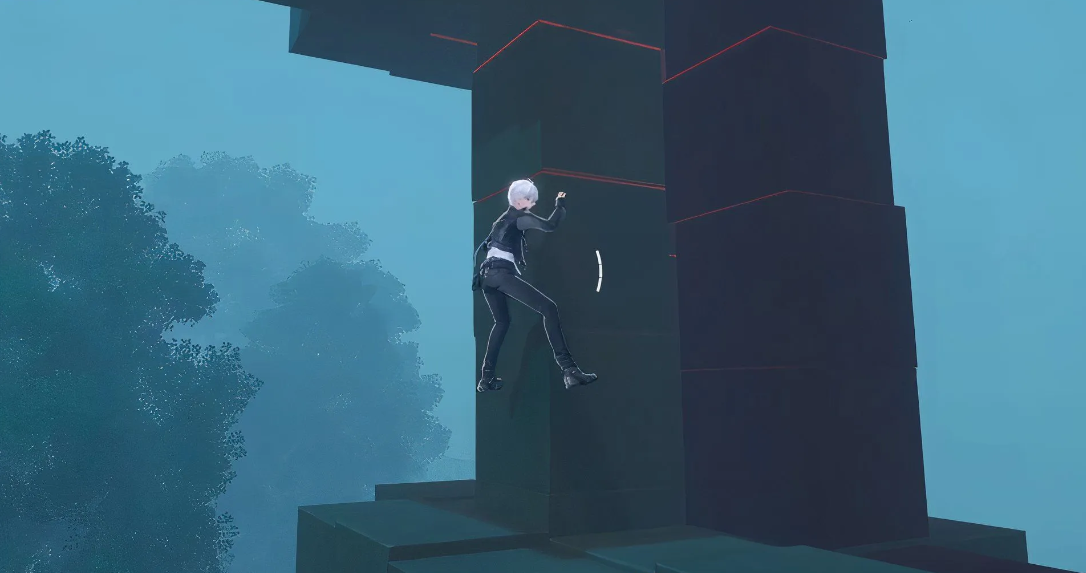 Hidden blue blocks route