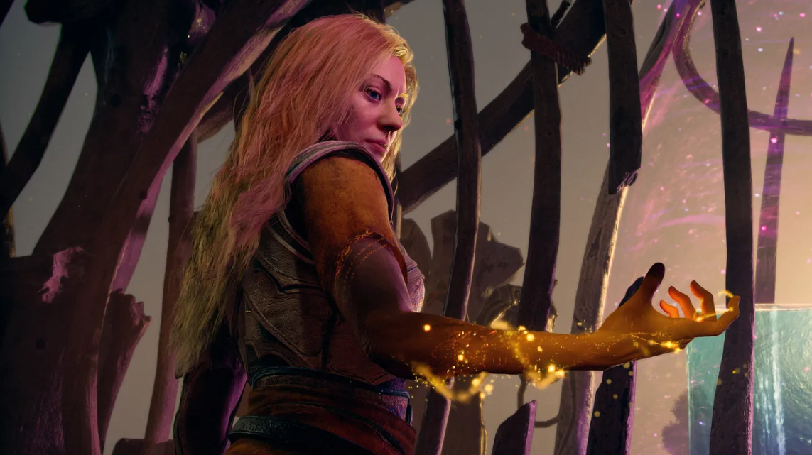 Faye fighting Thor Vanaheim