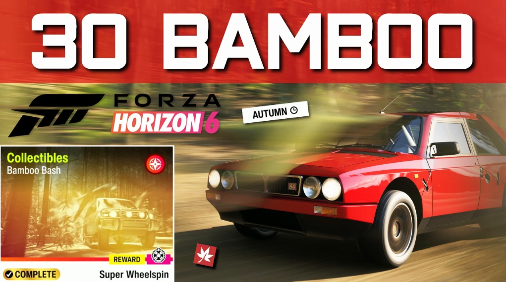 Exact bamboo location in Forza Horizon 6 for Bamboo Bash – complete in 60 seconds - Image 1