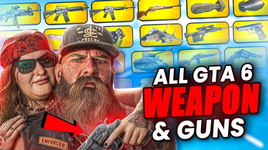 GTA 6 — Complete Weapon List from Trailers, Exclusive Guns, and New Combat Mechanics - Image 1