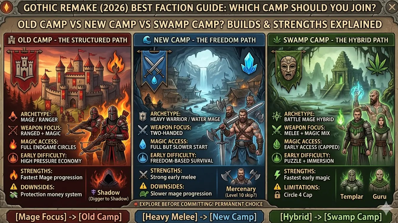 Gothic factions mage choice