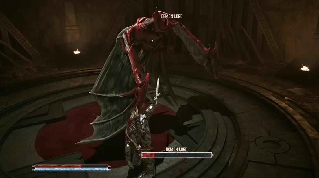 Demon Lord boss fight