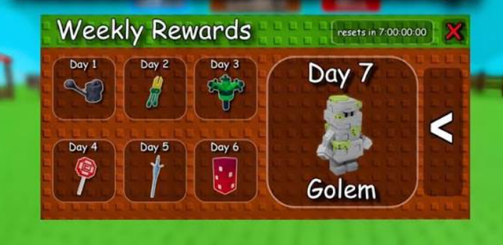 Grow Garden weekly rewards