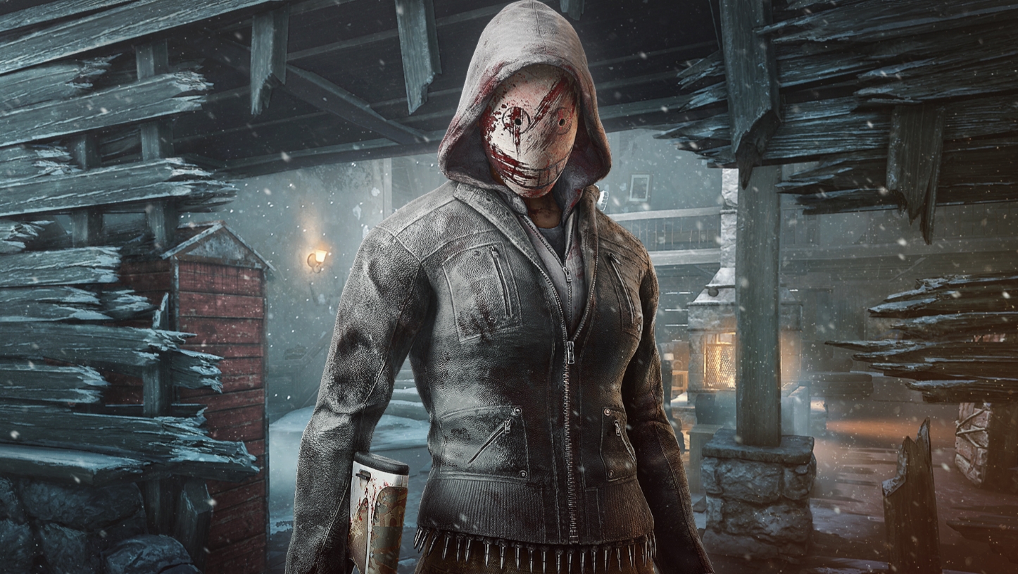 Nokk dressed as The Nurse from Dead by Daylight during the official Rainbow Six Siege horror crossover event