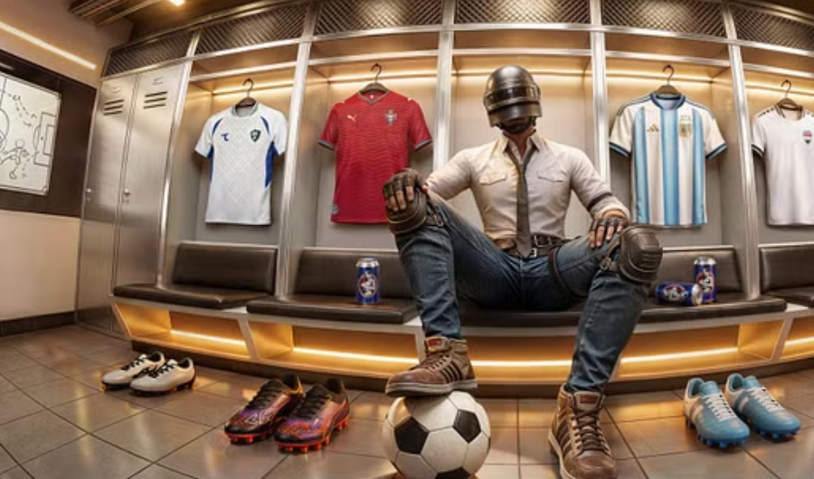 PUBG Mobile football jerseys