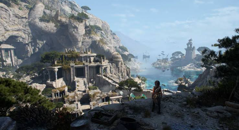 Sofia explores ancient ruins