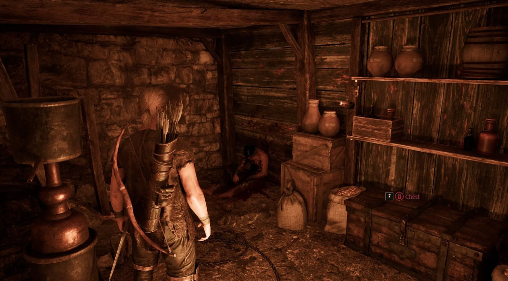 “Up to Neck” quest walkthrough in Gothic 1 Remake — find Bran and Silas basement chest code - Image 1