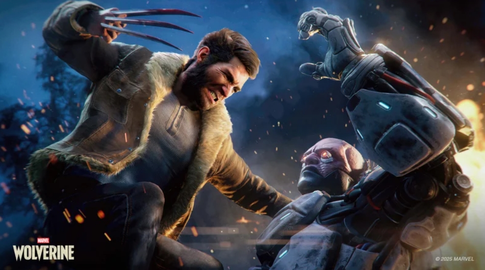 Wolverine battles a robotic enemy in Marvel's Wolverine, one of the most anticipated PlayStation 5 exclusives