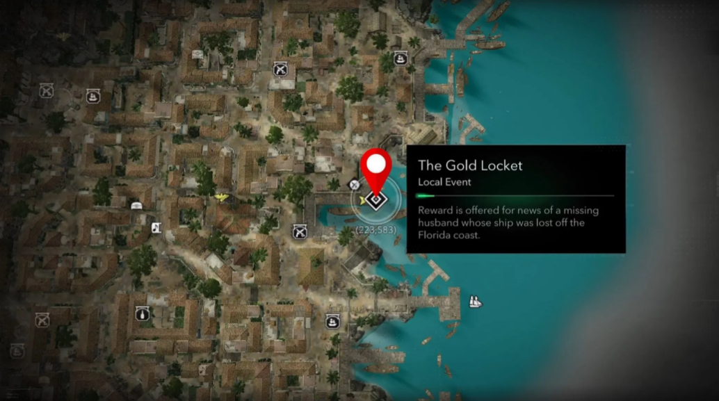 Golden Medallion Quest Guide in AC Black Flag Resynced: Coordinates, Tips & Hidden Chests - Image 2