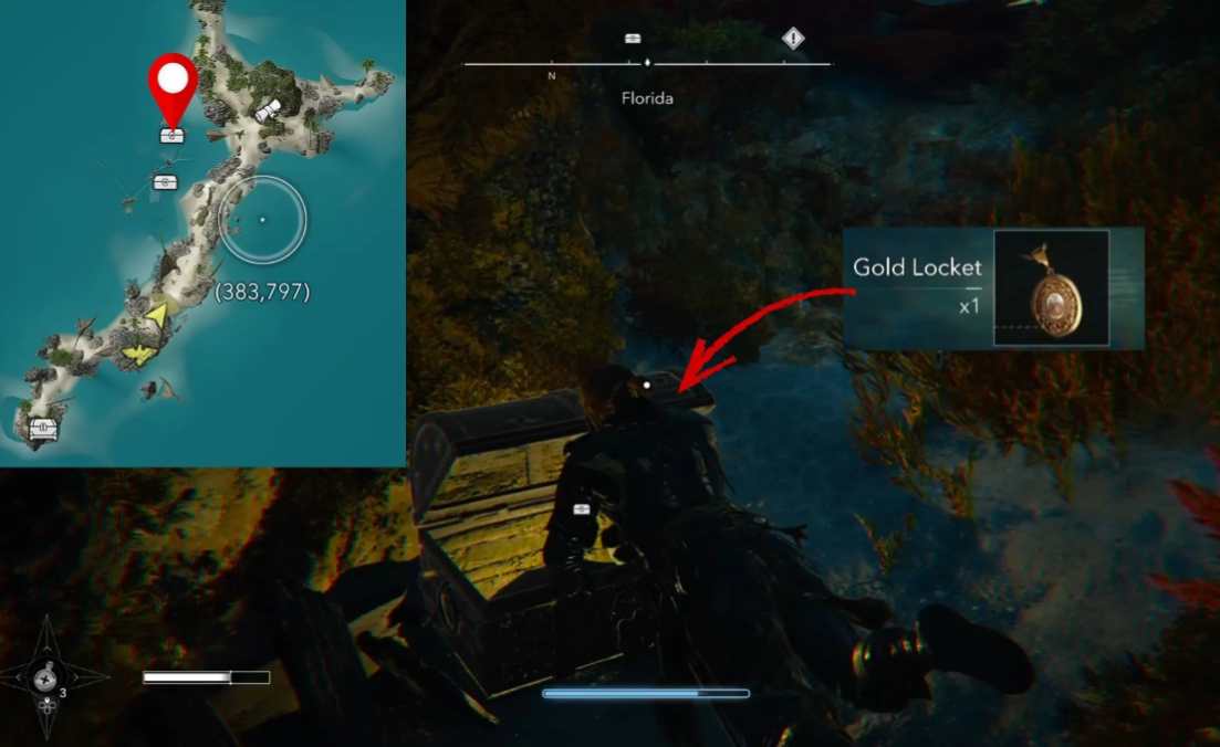 Golden Medallion Quest Guide in AC Black Flag Resynced: Coordinates, Tips & Hidden Chests - Image 4