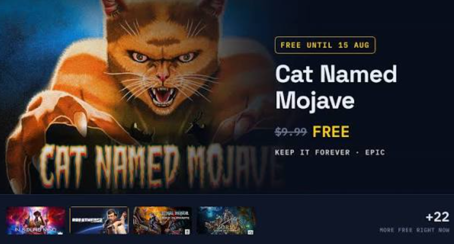 Cat Named Mojave free on Epic Games Store — until August 15, 6 AM MSK - Image 1
