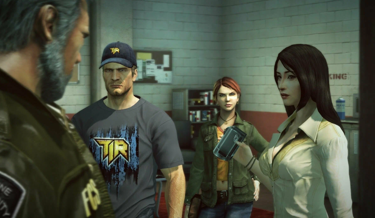 Chuck Greene and other characters in Dead Rising 2