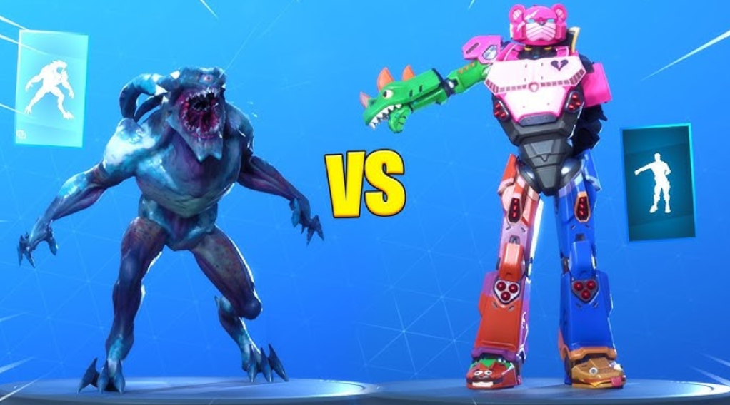 Fortnite Mecha Leader Devourer fight