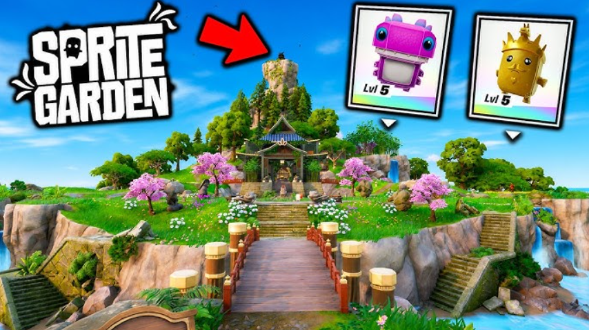Fortnite Sprite Garden — complete Sprite Garden guide, new Season 4 sprites list, and leveling secrets