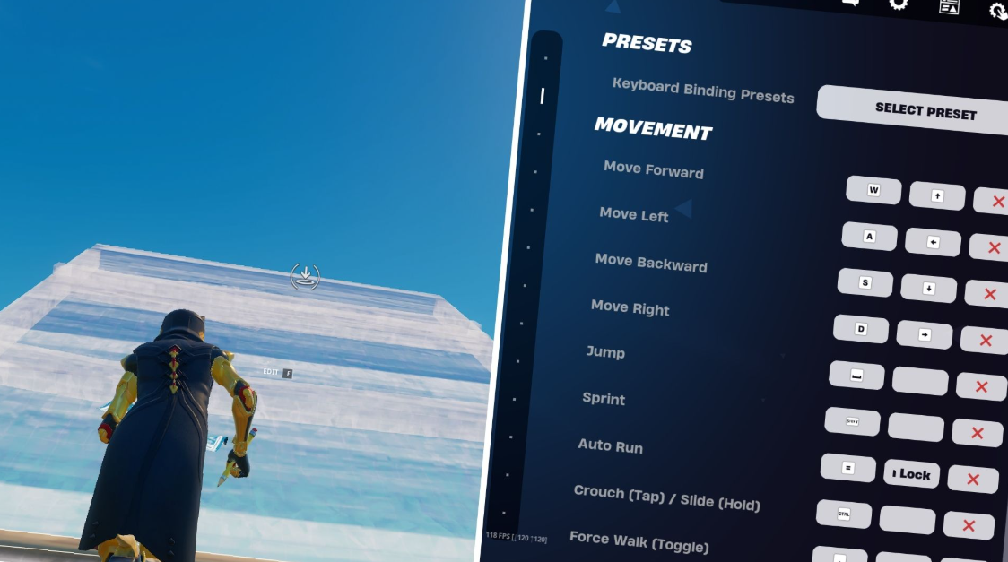 Fortnite Movement Binds