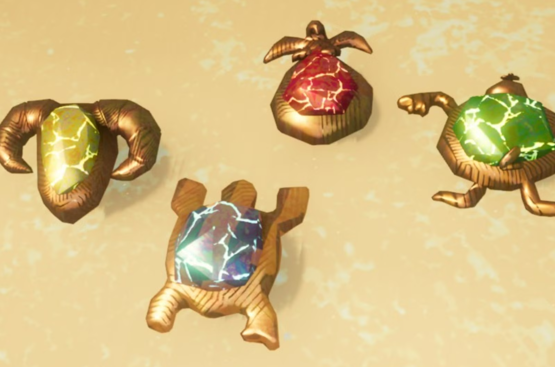PEAK Scout statue artifact