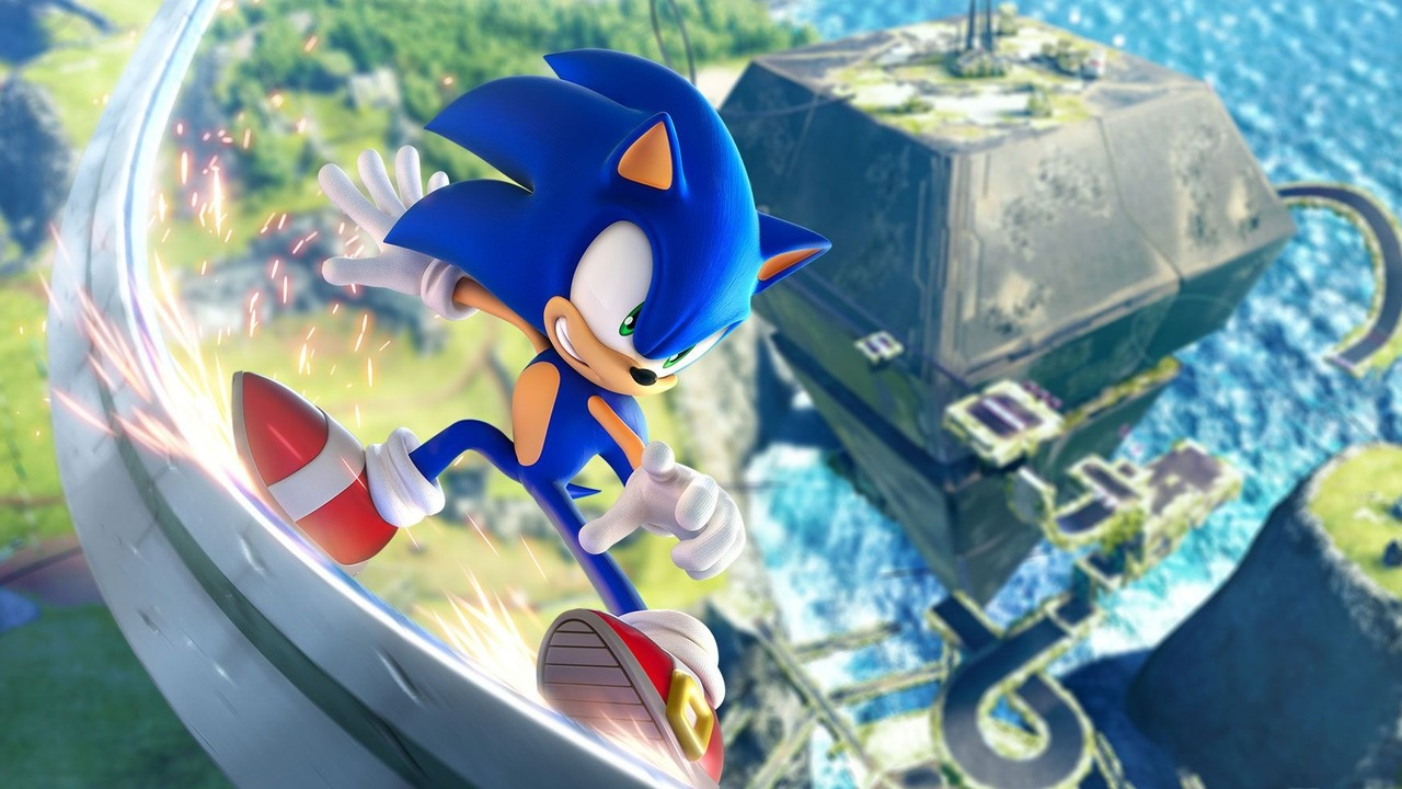 Sonic themed items appear beside Fortnite characters