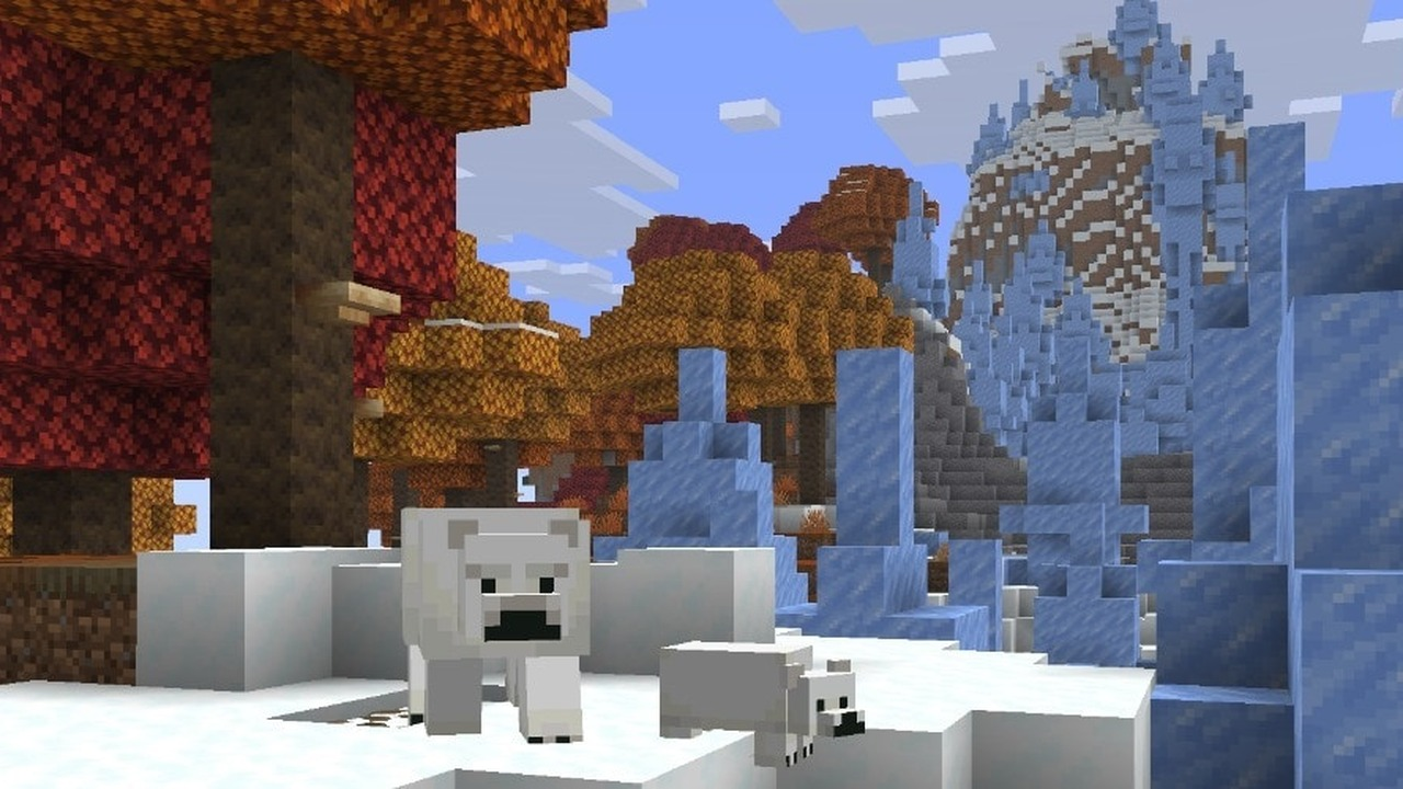 Minecraft test build 10 adds a Realms introduction and a Dappled Forest menu - Image 1