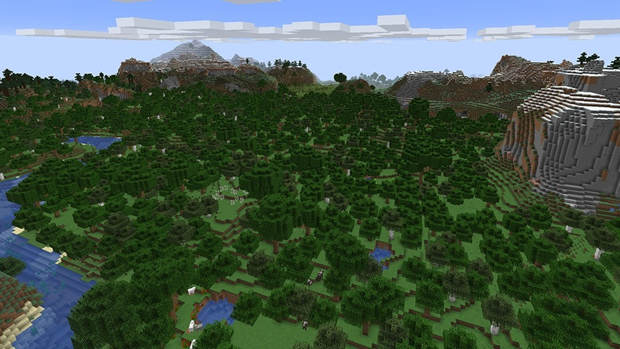 Minecraft test build 10 adds a Realms introduction and a Dappled Forest menu - Image 2