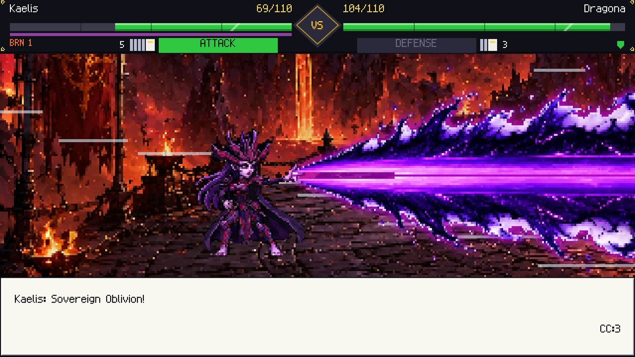 A fighter uses a powerful attack in Warrior Spirits