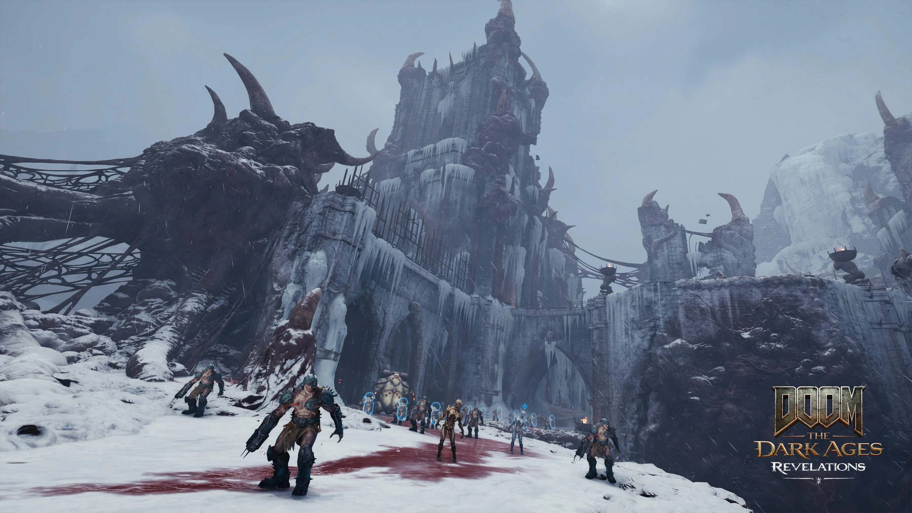 Supporting image for DOOM: The Dark Ages Revelations opens a new campaign across a frozen Hell
