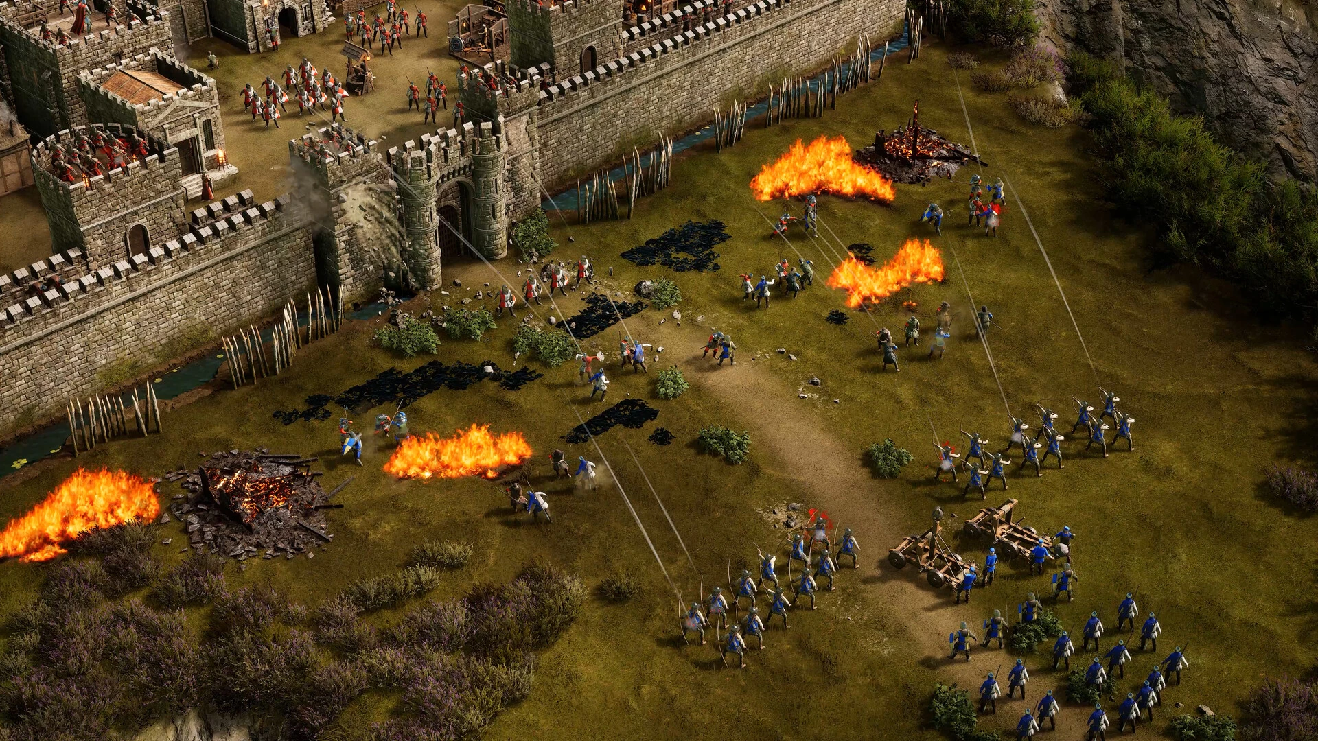 Stronghold 4 returns to medieval England with a 22-mission campaign and larger sieges - Image 1