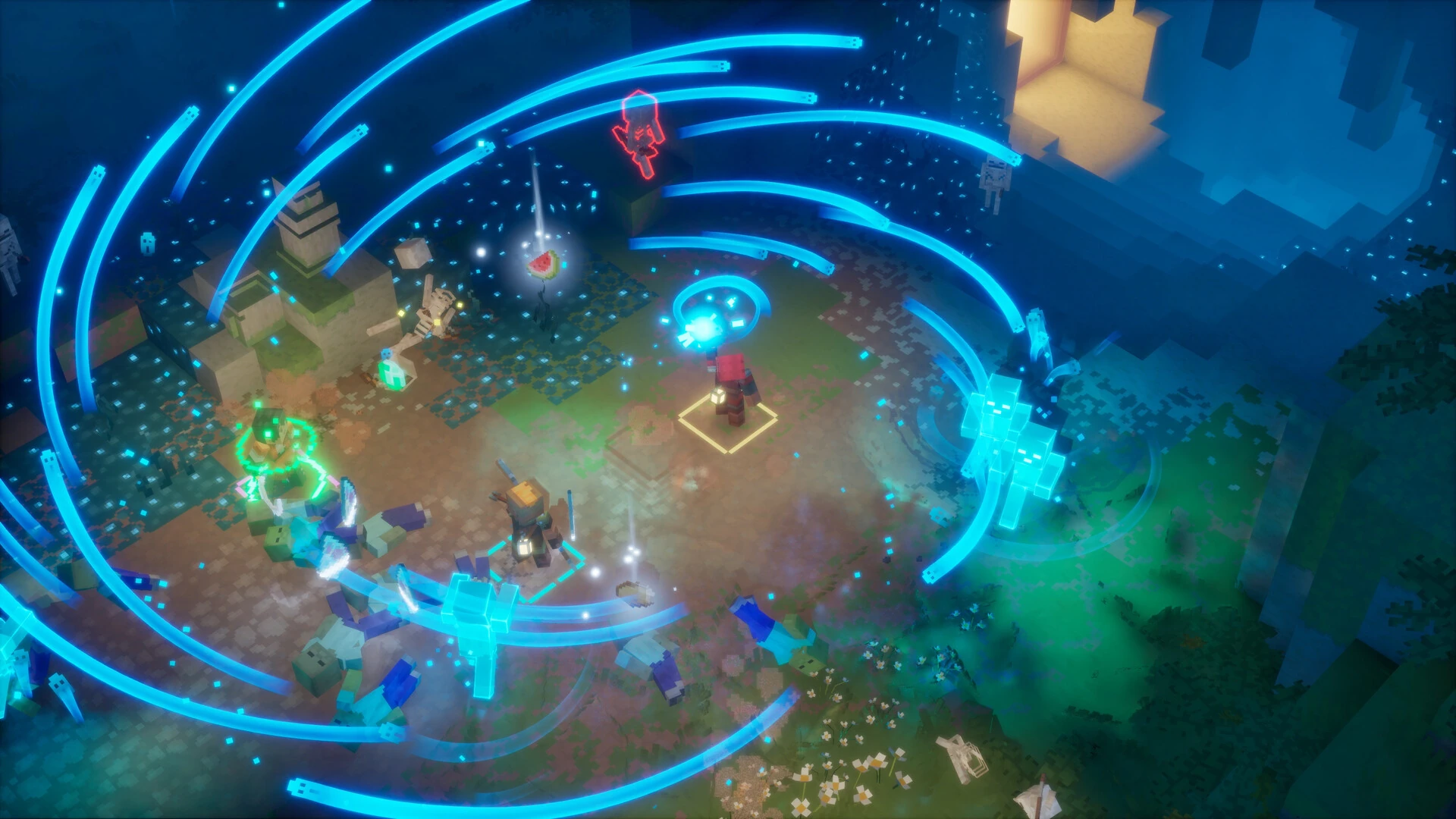Minecraft Dungeons II prepares its Steam launch with four-player co-op and two connected worlds